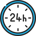 horloge de 24 heures