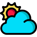 wolken en zon