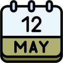 カレンダーの日付