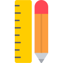 Ruler and pencil