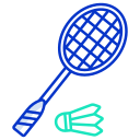 Badminton game