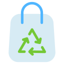 bolsa de plástico reciclado