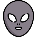 máscara alienígena