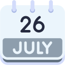 Monthly calendar