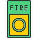botón de fuego