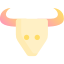 cráneo de vaca