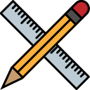 Ruler and pencil