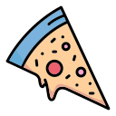 pizza in scheiben schneiden