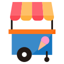 chariot de crème glacée