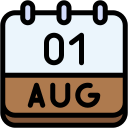 Monthly calendar