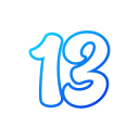 número 13