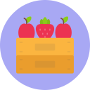 caixa de frutas