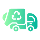 camión de reciclaje