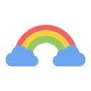虹の輪郭