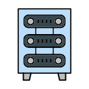 rack de servidores icono
