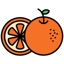 pomarańczowy