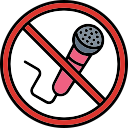 No microphone