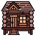 cabina in legno