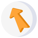 Up left arrow