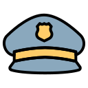 cappello della polizia