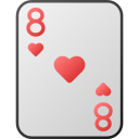 Eight of hearts