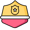 cappello della polizia