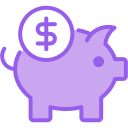 Piggy bank icon