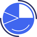 cirkeldiagram icoon