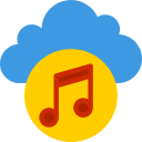 nube de música