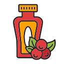 botella de almíbar