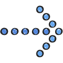 Dot arrow