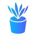 plant in bloempot