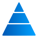 피라미드형 차트
