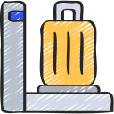 balança de bagagem
