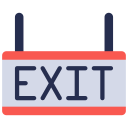 Exit sign