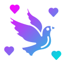 pájaro del amor