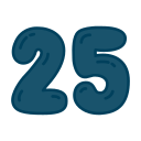 25