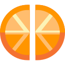pół pomarańczy
