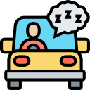 schläfriges fahren