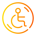 gehandicapt teken
