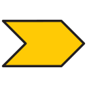 flecha correcta