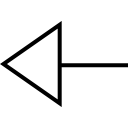 Left arrow