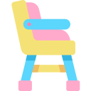 wysokie krzesło
