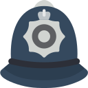 Sombrero de la policía