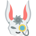 Máscara de coelho