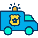 camioneta de la policía