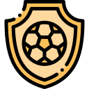 insignia de fútbol