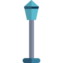 가로등 기둥