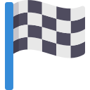 bandera de carrera