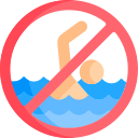 水泳禁止